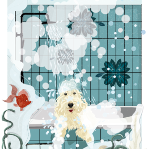 Illustration - L'heure du bain