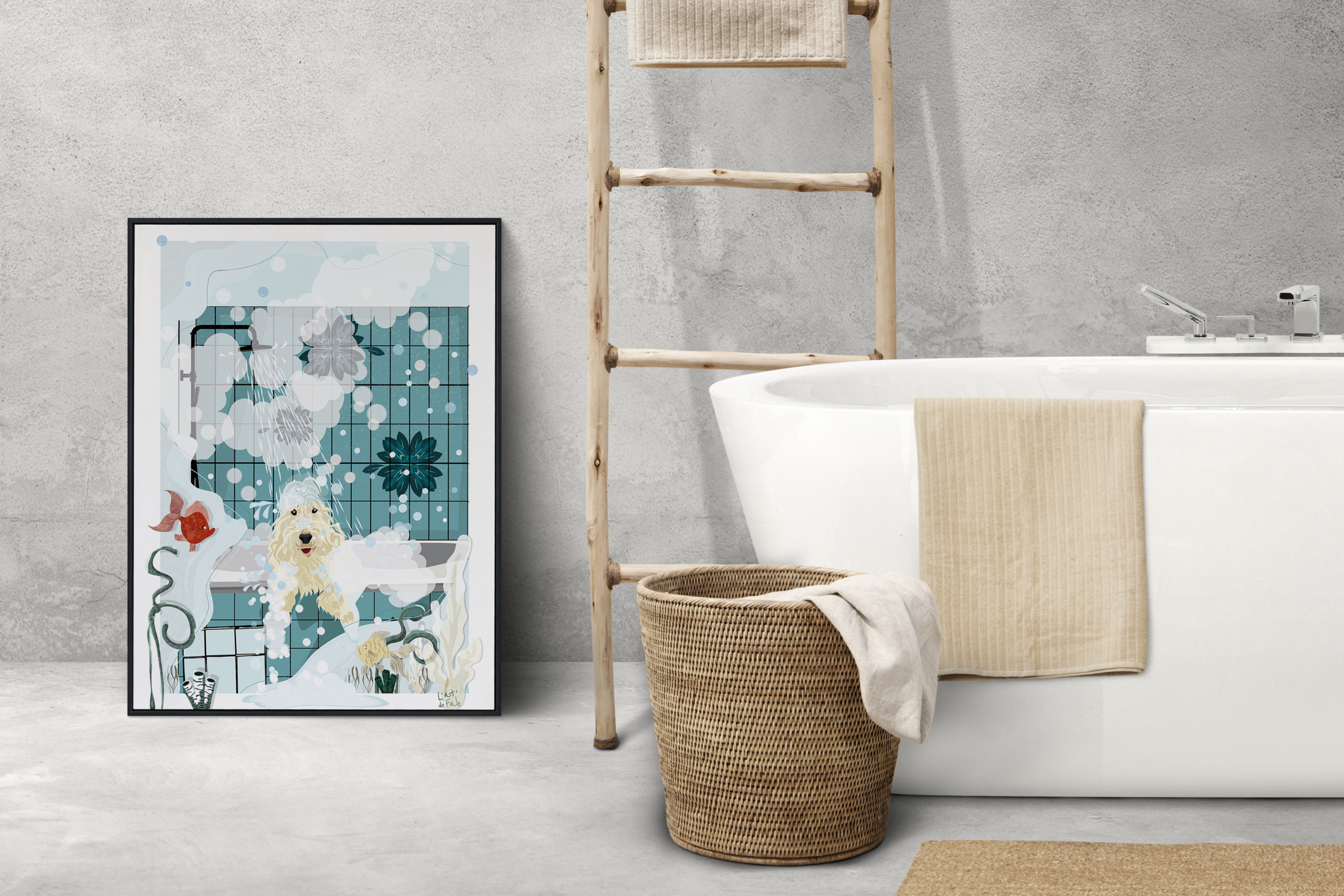 Illustration - L'heure du bain – Image 2