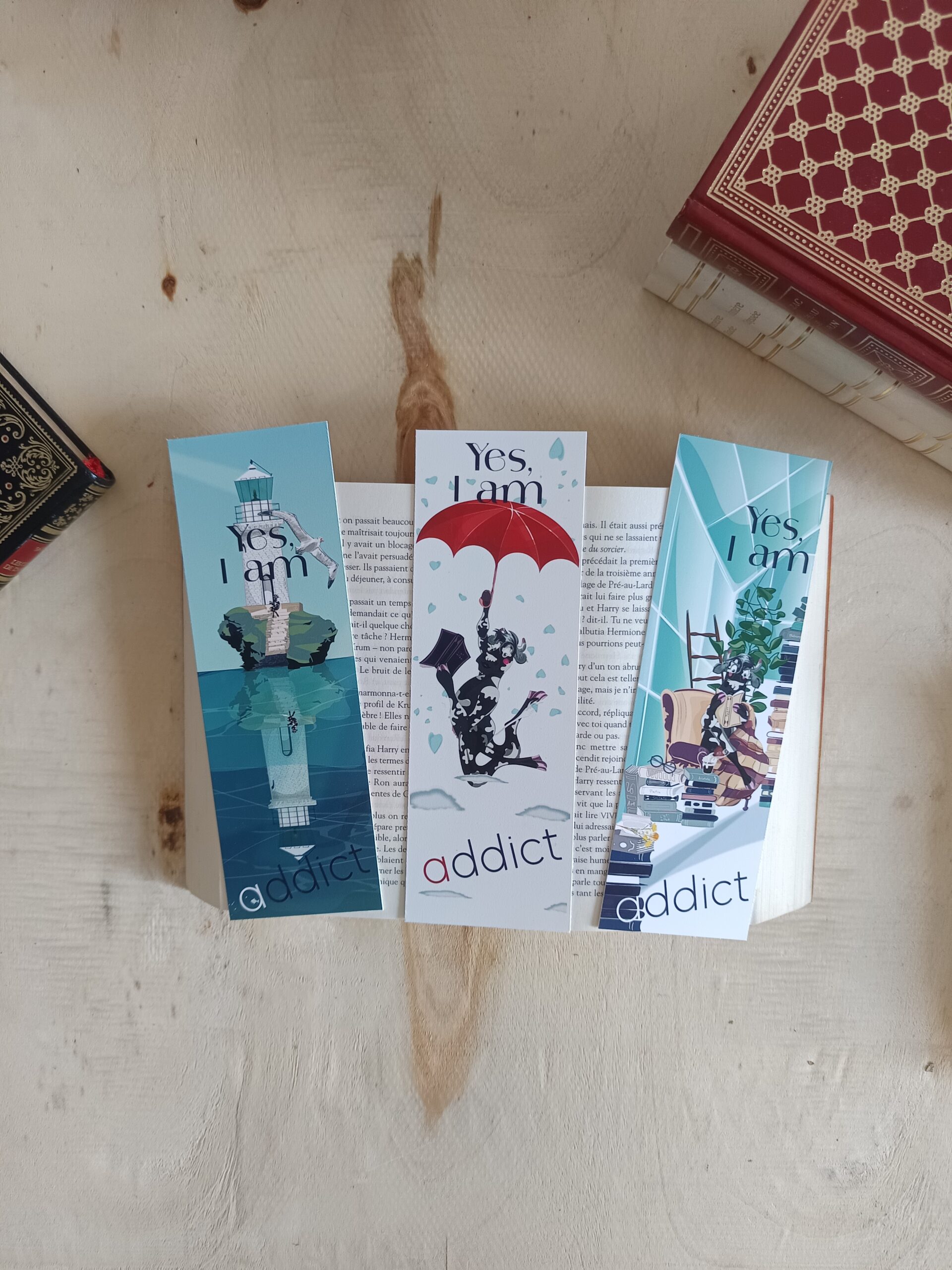 Marque-pages Yes, I am addict